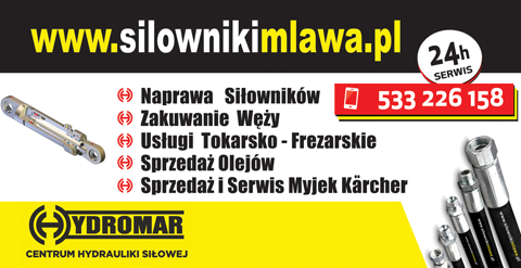 HYDRO-MAR hydraulika siłowa Mława
